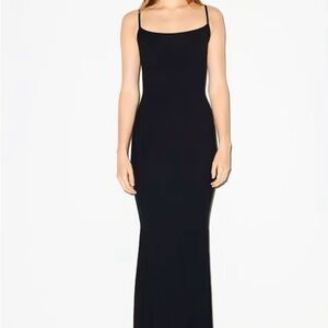 SKIMS Classic Black Maxi Dress